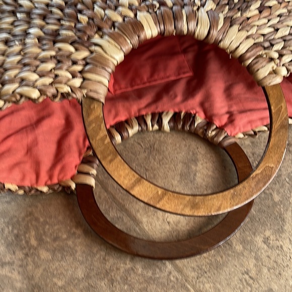 The Limited | Wicker Weekender/Beach Bag NWT - Picture 4 of 8